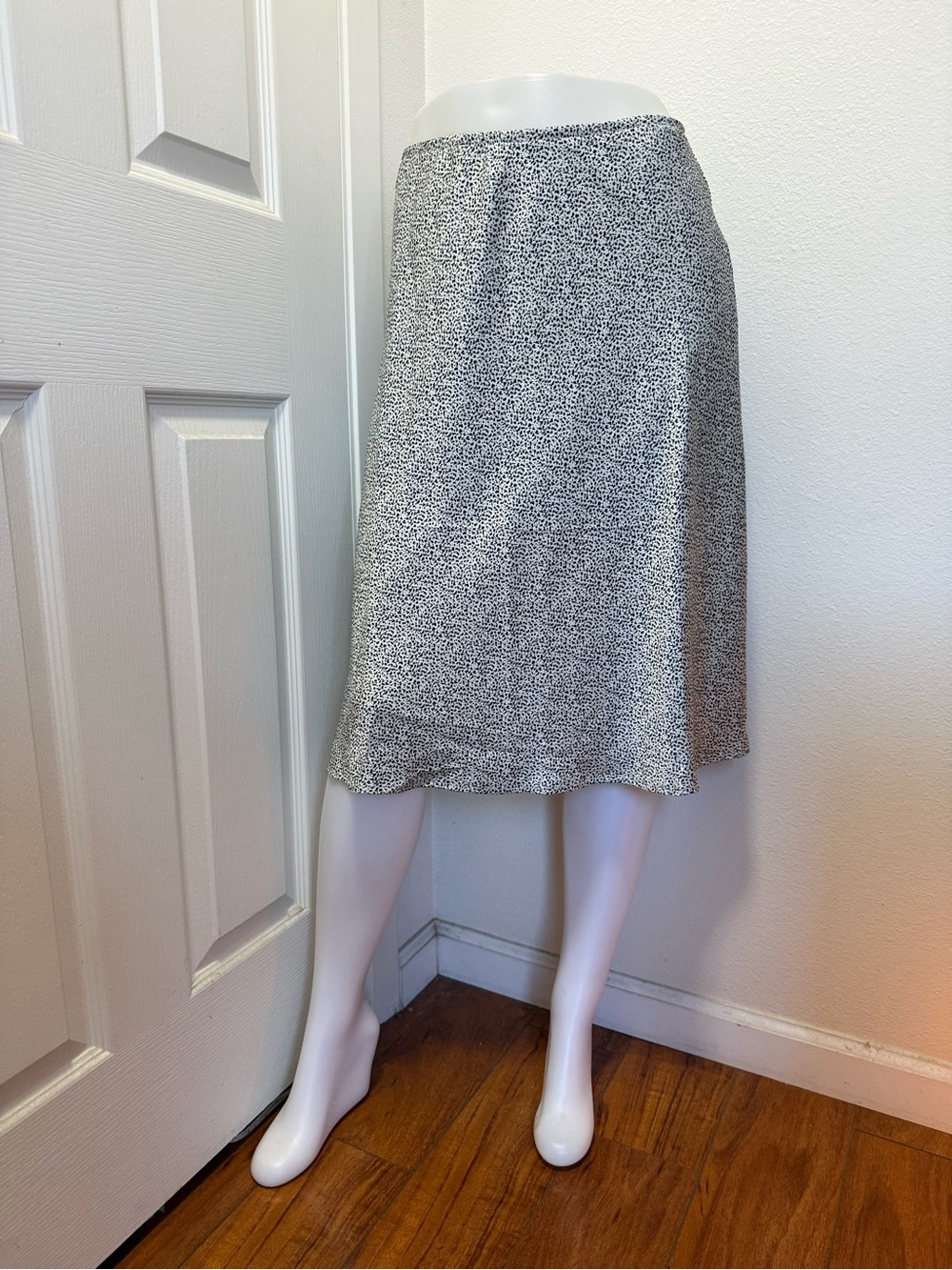 Sienna Sky Black and White Speckled Midi Skirt